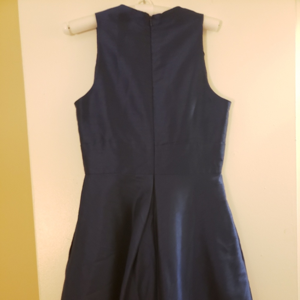 Midnight color dress Alfred Sung bridesmaids